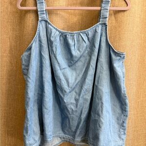 a.n.a Light Blue Women's Tank Top